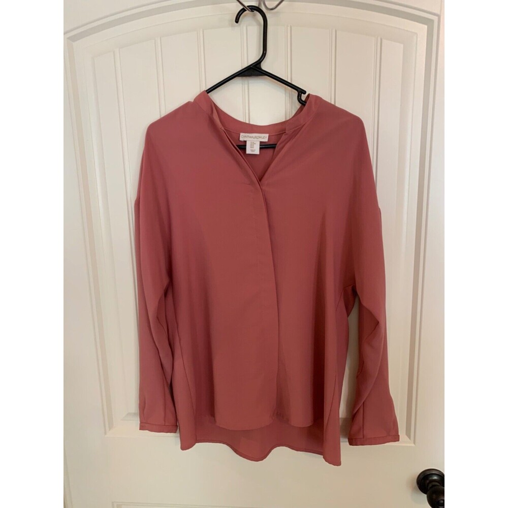 CYNTHIA ROWLEY WOMENS BLOUSE SIZE MEDIUM WORK/CASUAL